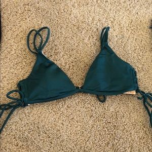 Pacsun Green Bikini Top